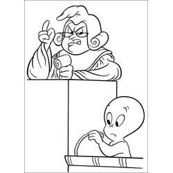 Dessin à colorier: Casper (Personnages de dessins animés) #203180 - Coloriages à Imprimer Gratuits