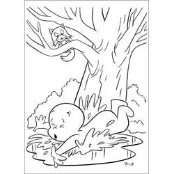 Dessin à colorier: Casper (Personnages de dessins animés) #203183 - Coloriages à Imprimer Gratuits