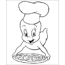 Dessin à colorier: Casper (Personnages de dessins animés) #36238 - Coloriages à Imprimer Gratuits