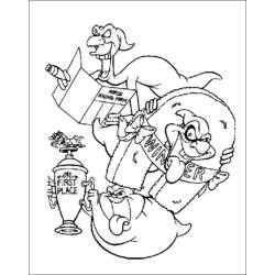 Dessin à colorier: Casper (Personnages de dessins animés) #36243 - Coloriages à Imprimer Gratuits