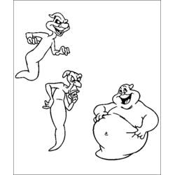 Dessin à colorier: Casper (Personnages de dessins animés) #36245 - Coloriages à Imprimer Gratuits