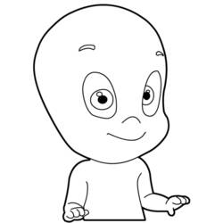 Dessin à colorier: Casper (Personnages de dessins animés) #36248 - Coloriages à Imprimer Gratuits