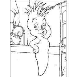 Dessin à colorier: Casper (Personnages de dessins animés) #36258 - Coloriages à Imprimer Gratuits