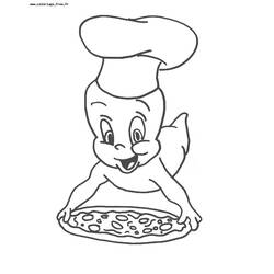 Dessin à colorier: Casper (Personnages de dessins animés) #36278 - Coloriages à Imprimer Gratuits