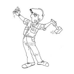 Dessin à colorier: Cédric (Personnages de dessins animés) #213302 - Coloriages à Imprimer Gratuits