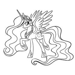 Dessin à colorier: Celestia (Personnages de dessins animés) #169953 - Coloriages à Imprimer Gratuits
