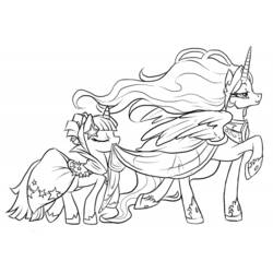 Dessin à colorier: Celestia (Personnages de dessins animés) #169960 - Coloriages à Imprimer Gratuits