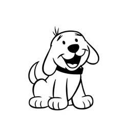 Dessin à colorier: Clifford (Personnages de dessins animés) #197901 - Coloriages à Imprimer Gratuits
