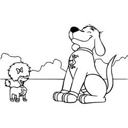 Dessin à colorier: Clifford (Personnages de dessins animés) #197904 - Coloriages à Imprimer Gratuits