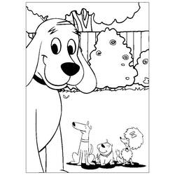 Dessin à colorier: Clifford (Personnages de dessins animés) #197906 - Coloriages à Imprimer Gratuits