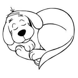 Dessin à colorier: Clifford (Personnages de dessins animés) #197912 - Coloriages à Imprimer Gratuits