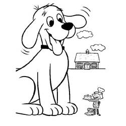 Dessin à colorier: Clifford (Personnages de dessins animés) #197916 - Coloriages à Imprimer Gratuits