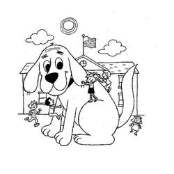 Dessin à colorier: Clifford (Personnages de dessins animés) #197918 - Coloriages à Imprimer Gratuits