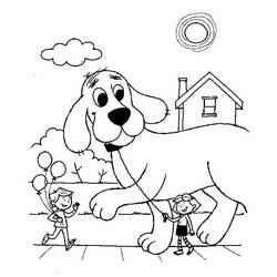 Dessin à colorier: Clifford (Personnages de dessins animés) #197919 - Coloriages à Imprimer Gratuits