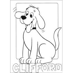 Dessin à colorier: Clifford (Personnages de dessins animés) #197921 - Coloriages à Imprimer Gratuits