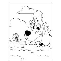 Dessin à colorier: Clifford (Personnages de dessins animés) #197924 - Coloriages à Imprimer Gratuits