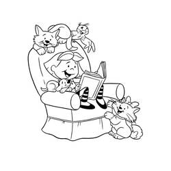 Dessin à colorier: Clifford (Personnages de dessins animés) #197926 - Coloriages à Imprimer Gratuits