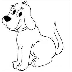 Dessin à colorier: Clifford (Personnages de dessins animés) #197928 - Coloriages à Imprimer Gratuits