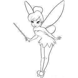 Dessins à colorier: Clochette - Coloriages à Imprimer Gratuits