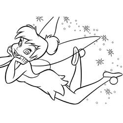 Dessin à colorier: Clochette (Personnages de dessins animés) #170513 - Coloriages à Imprimer Gratuits