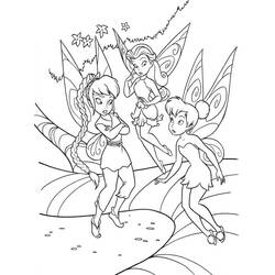 Dessin à colorier: Clochette (Personnages de dessins animés) #170520 - Coloriages à Imprimer Gratuits
