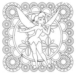 Dessin à colorier: Clochette (Personnages de dessins animés) #170552 - Coloriages à Imprimer Gratuits