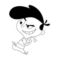 Dessin à colorier: Coop Burtonburger (Personnages de dessins animés) #178557 - Coloriages à Imprimer Gratuits