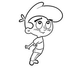 Dessin à colorier: Coop Burtonburger (Personnages de dessins animés) #178558 - Coloriages à Imprimer Gratuits