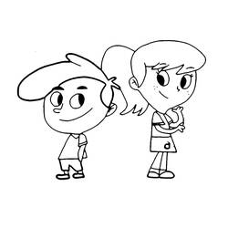 Dessin à colorier: Coop Burtonburger (Personnages de dessins animés) #178559 - Coloriages à Imprimer Gratuits