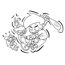 Dessin à colorier: Coop Burtonburger (Personnages de dessins animés) #178563 - Coloriages à Imprimer Gratuits