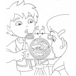 Dessin à colorier: Diego (Personnages de dessins animés) #197989 - Coloriages à Imprimer Gratuits