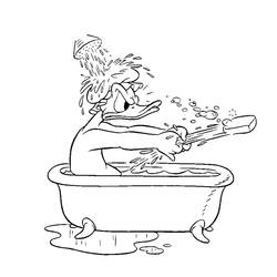 Coloriage Donald Duck (Personnages de dessins animés) #30176 à imprimer et colorier