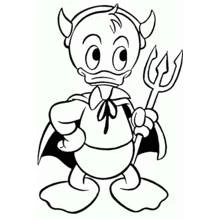 Coloriage Donald Duck (Personnages de dessins animés) #30197 à imprimer et colorier