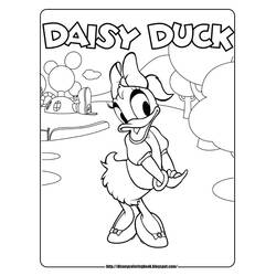 Coloriage Donald Duck (Personnages de dessins animés) #30222 à imprimer et colorier