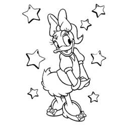 Dessin à colorier: Donald Duck (Personnages de dessins animés) #30252 - Coloriages à Imprimer Gratuits