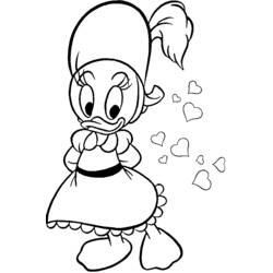 Dessin à colorier: Donald Duck (Personnages de dessins animés) #30431 - Coloriages à Imprimer Gratuits