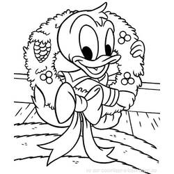 Dessin à colorier: Donald Duck (Personnages de dessins animés) #30452 - Coloriages à Imprimer Gratuits