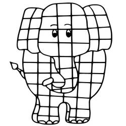 Dessin à colorier: Elmer (Personnages de dessins animés) #188769 - Coloriages à Imprimer Gratuits