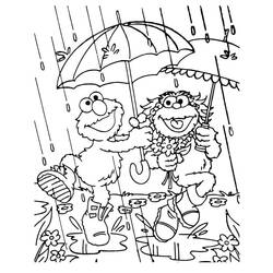 Dessin à colorier: Elmo (Personnages de dessins animés) #203524 - Coloriages à Imprimer Gratuits
