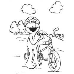 Dessin à colorier: Elmo (Personnages de dessins animés) #203541 - Coloriages à Imprimer Gratuits