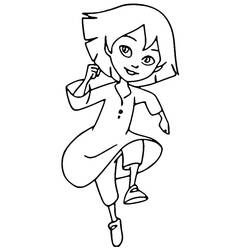 Dessin à colorier: Émilie Jolie (Personnages de dessins animés) #190000 - Coloriages à Imprimer Gratuits