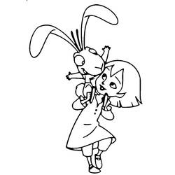 Dessin à colorier: Émilie Jolie (Personnages de dessins animés) #190006 - Coloriages à Imprimer Gratuits