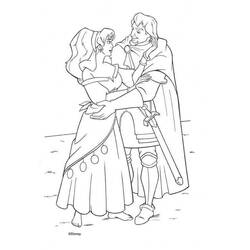 Dessin à colorier: Esmeralda (Personnages de dessins animés) #182297 - Coloriages à Imprimer Gratuits