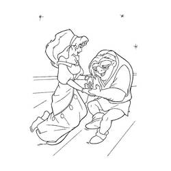 Dessin à colorier: Esmeralda (Personnages de dessins animés) #182299 - Coloriages à Imprimer Gratuits