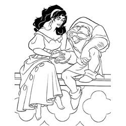 Dessin à colorier: Esmeralda (Personnages de dessins animés) #182303 - Coloriages à Imprimer Gratuits