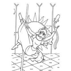 Dessin à colorier: Esmeralda (Personnages de dessins animés) #182313 - Coloriages à Imprimer Gratuits