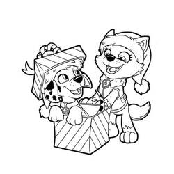 Dessin à colorier: Everest Pat Patrouille (Personnages de dessins animés) #181755 - Coloriages à Imprimer Gratuits