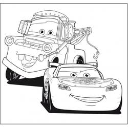 Dessin à colorier: Flash McQueen (Personnages de dessins animés) #183658 - Coloriages à Imprimer Gratuits