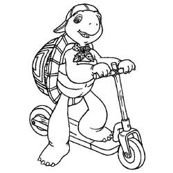 Dessin à colorier: Franklin (Personnages de dessins animés) #189052 - Coloriages à Imprimer Gratuits