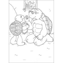 Dessin à colorier: Franklin (Personnages de dessins animés) #189055 - Coloriages à Imprimer Gratuits